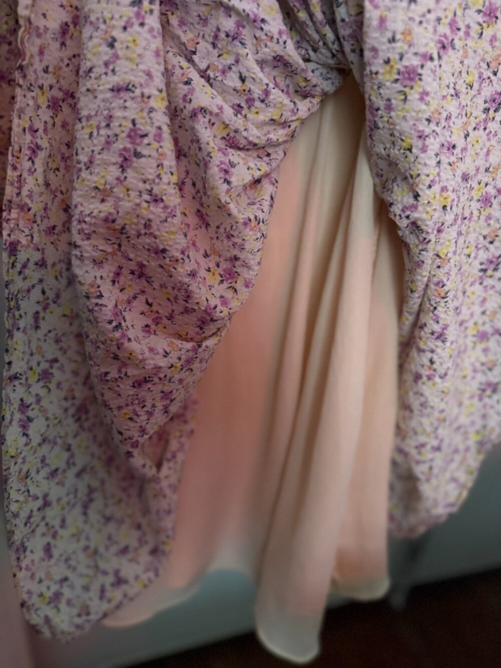 NWOT REVOLVE x STORIA Floral Liberty Square Neck Dress - Picture 6 of 11